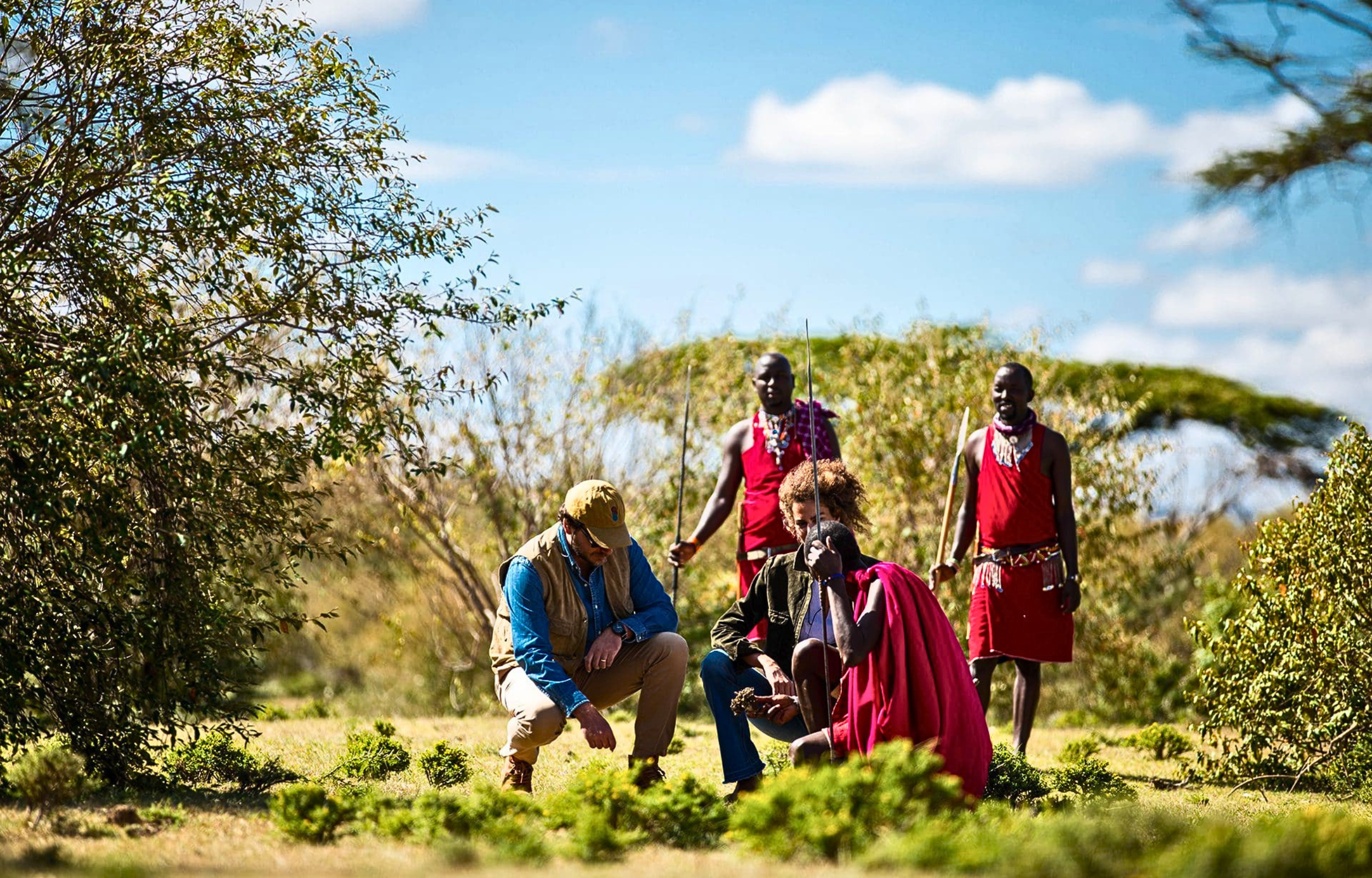 Maasai Bush Walk — Guided nature walk learning ancient bushcraft and medicinal plant lore.